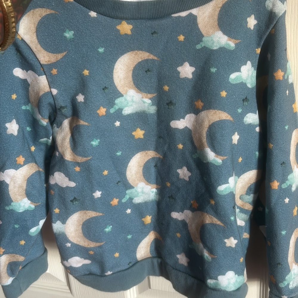 Posh Peanut Blue Moon and Stars Jacket